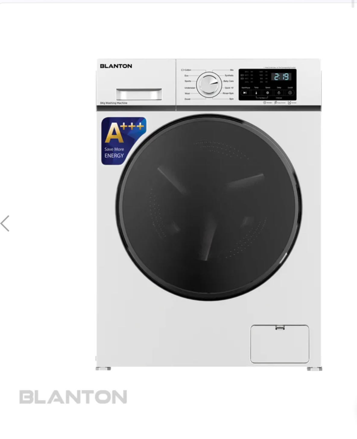 ماشین لباسشویی 8 کیلوگرمی بلانتون مدلWM-8405w