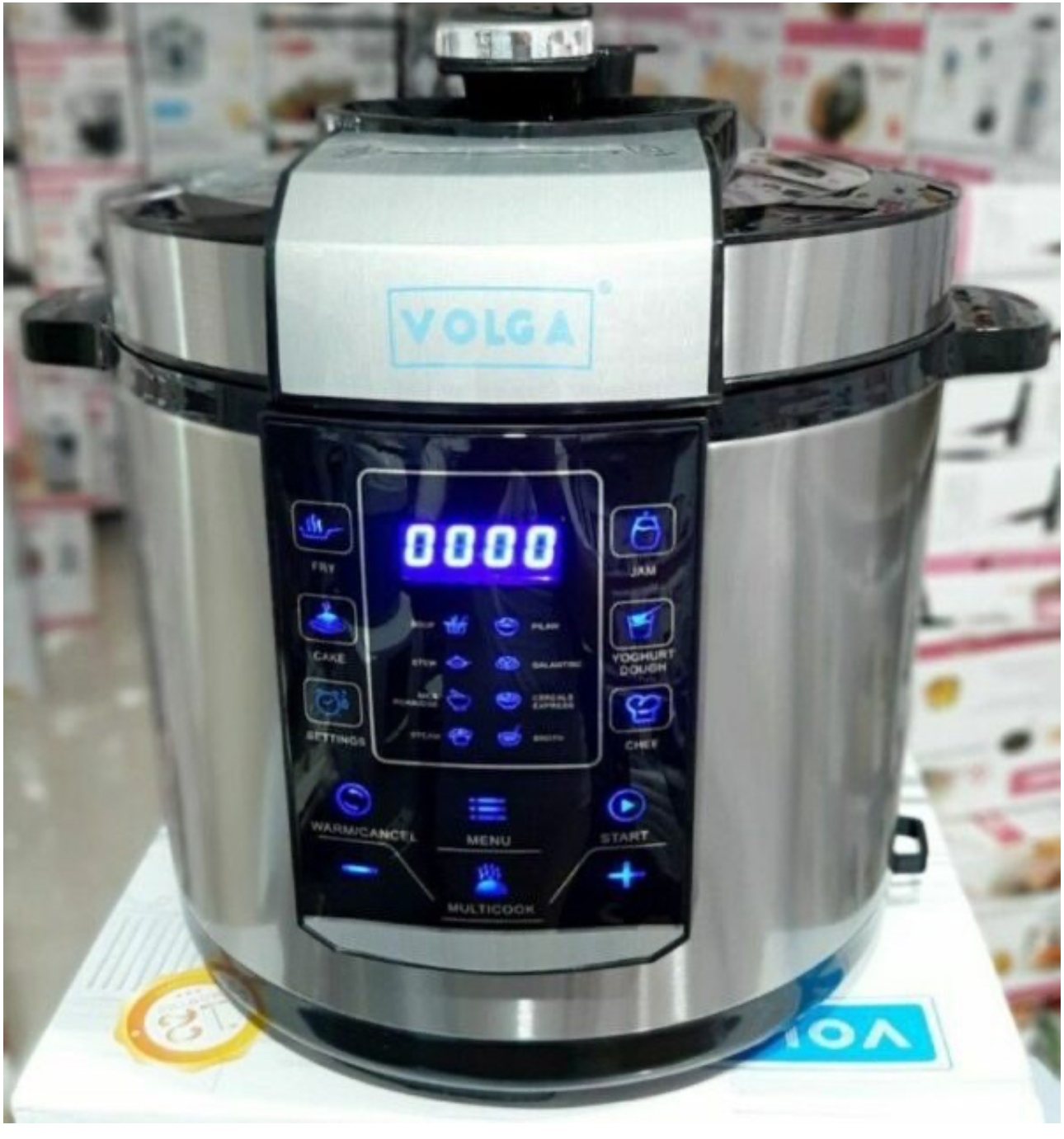 زودپز و پلوپز برقی 10 کاره ولگا مدل 1000WQuick Cooker Volga 1000w
